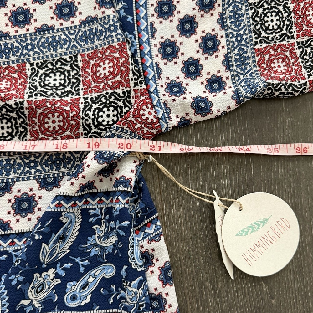 Hummingbird Stitch Fix NWT Kimono Open Cardigan Medium Boho Beach Resort - Picture 9 of 12
